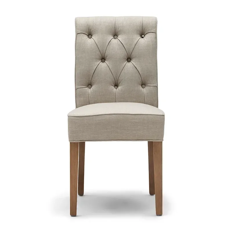 Hampton Classic dining chair linen flax