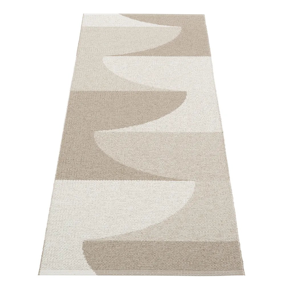Hill carpet Dark Linen/Linen/Fossil Grey 70 x 180cm