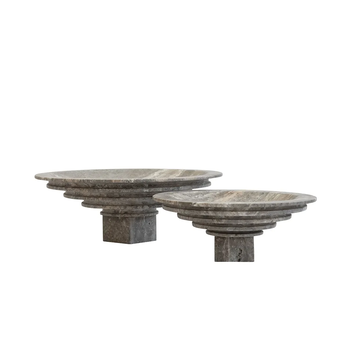 Travertine Decorative Bowl Sori Mini, Ø 30 cm