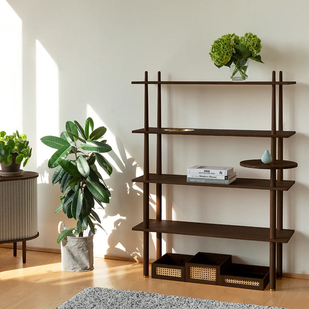  Stories Bookcase Dark Oak