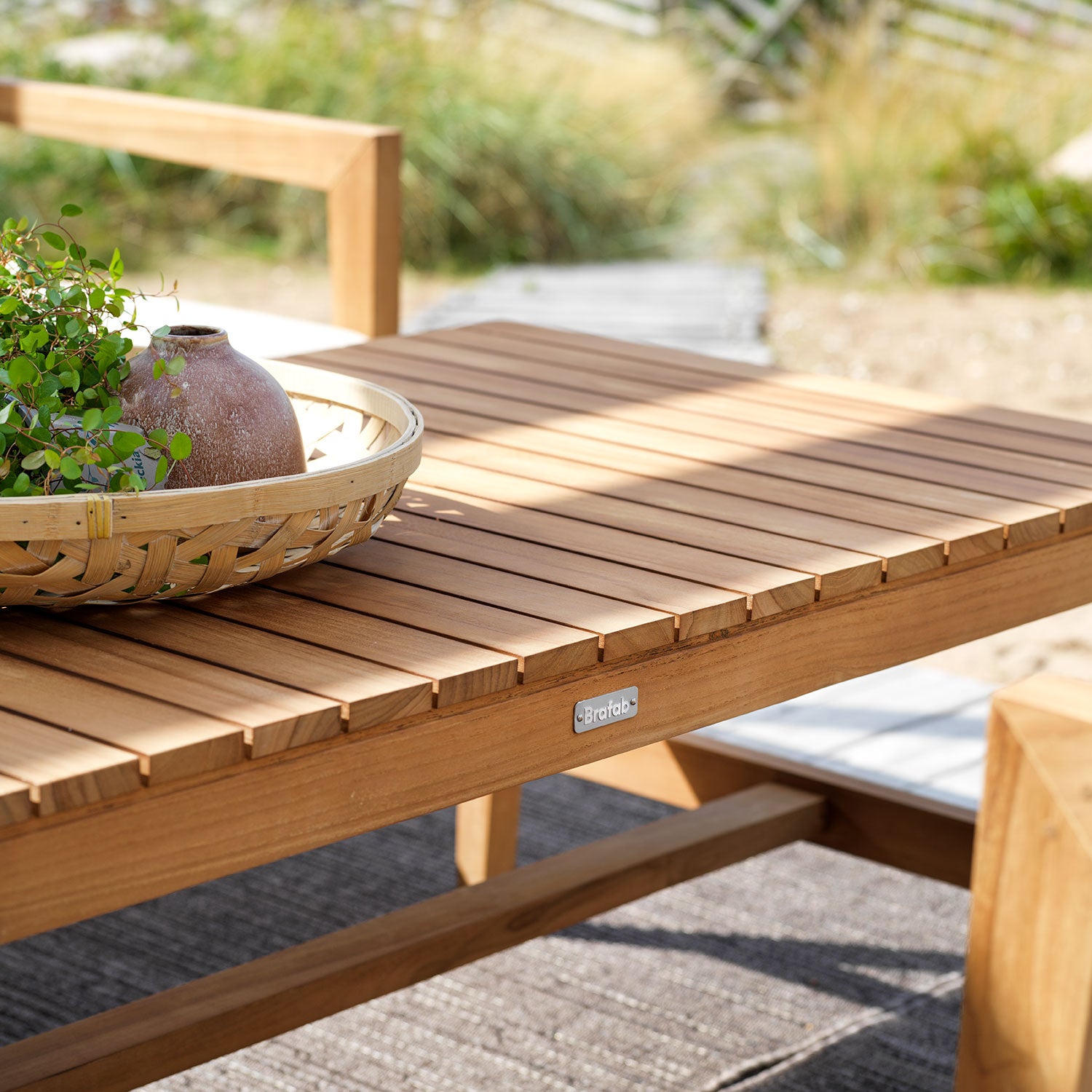 Populär coffee table 70x140 cm in teak 