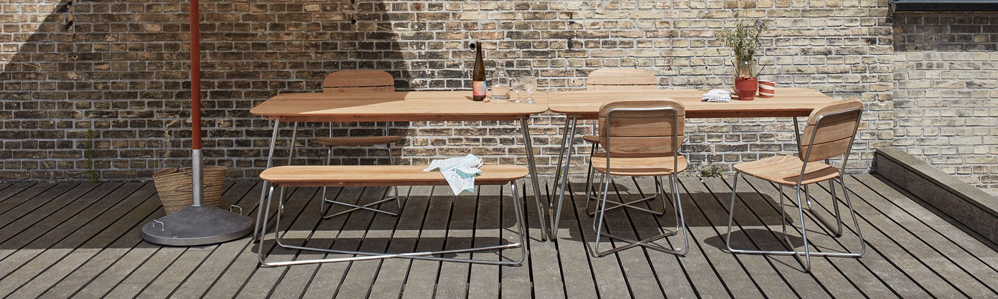 Lilium Dining table 160 cm Teak