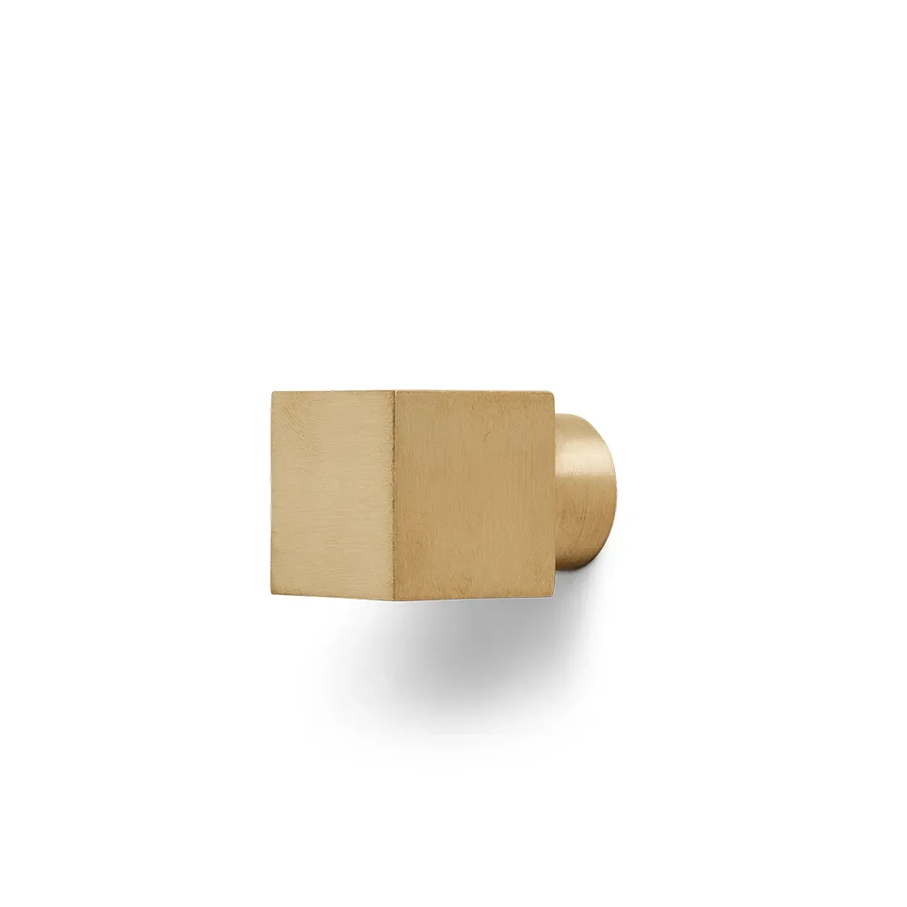 Square Hook - Small - Brass