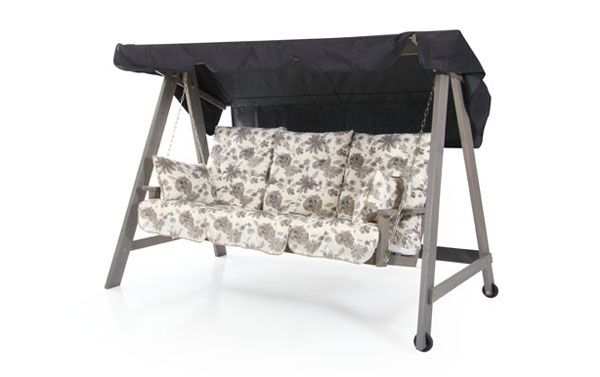 Kornhult Swing sofa grey pine 