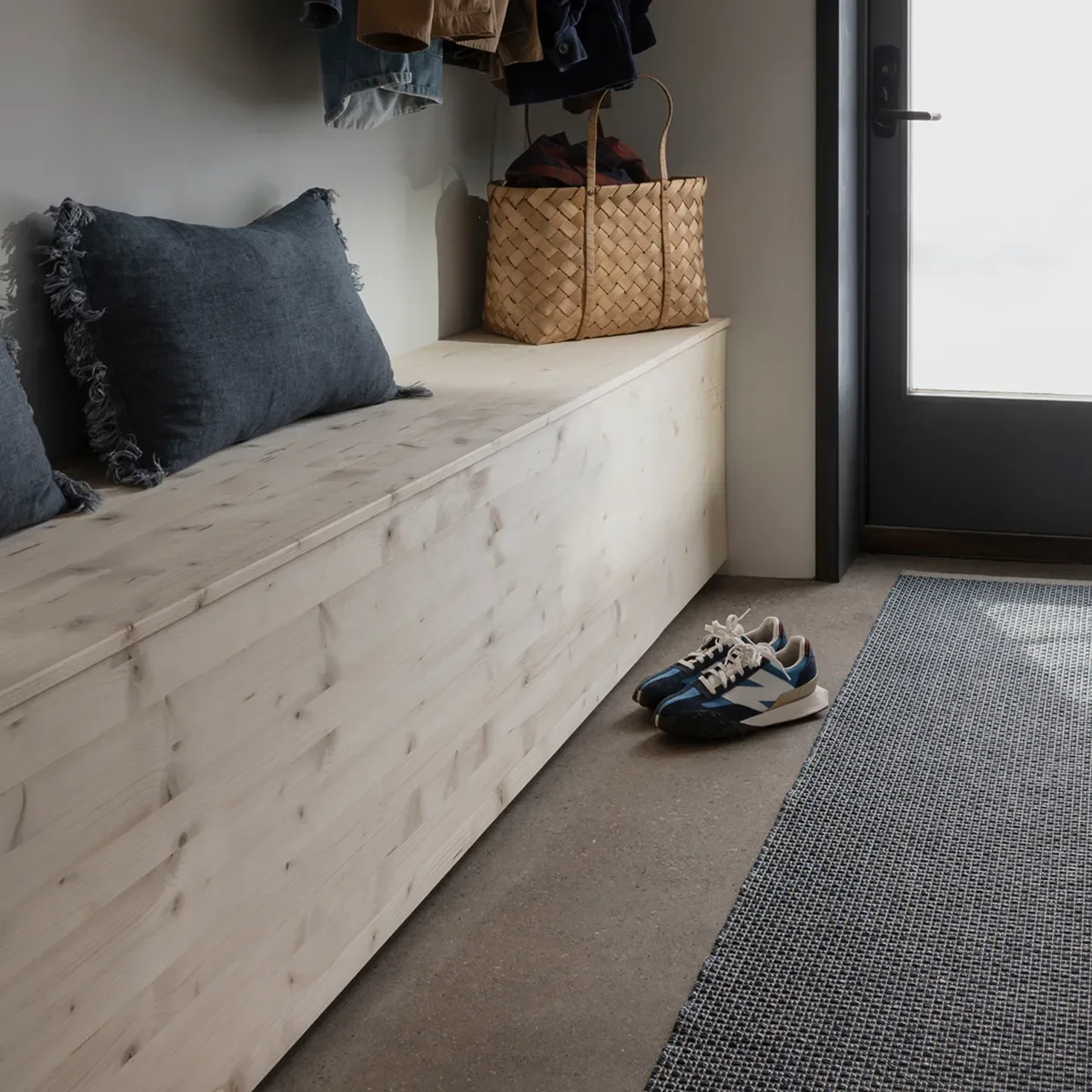 Washable Plastic Rug NILS Ocean Blue 70x120 cm