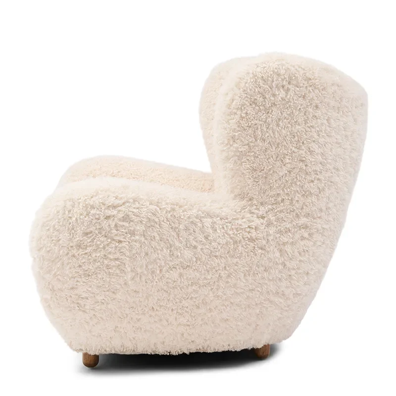 Courchevel Wing Chair White Lion
