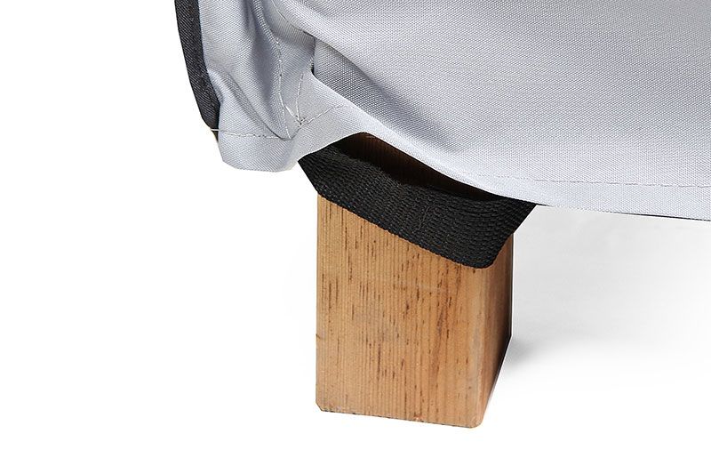 Furniture cover 90 x 270 cm height 65 cm grey 