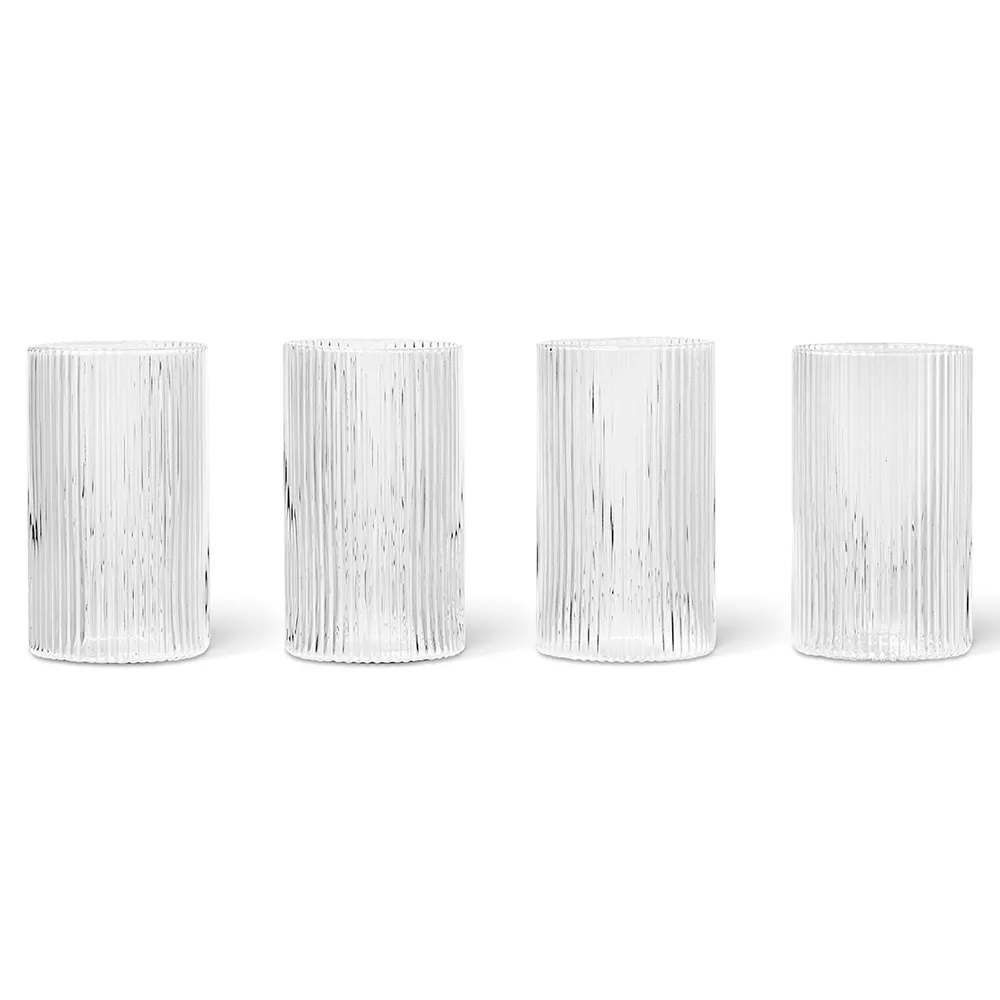 Ripple Verrines - Set of 4 - Clear