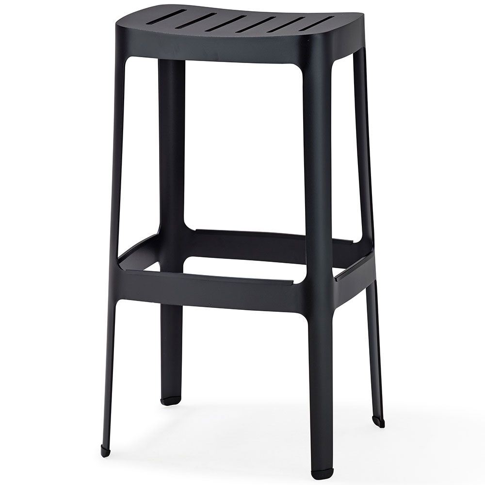 Cut Barstool Height 76cm Black