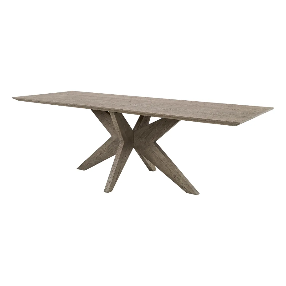 LAKE SLIM Dining Table 240x90 cm – Pebbles Grey