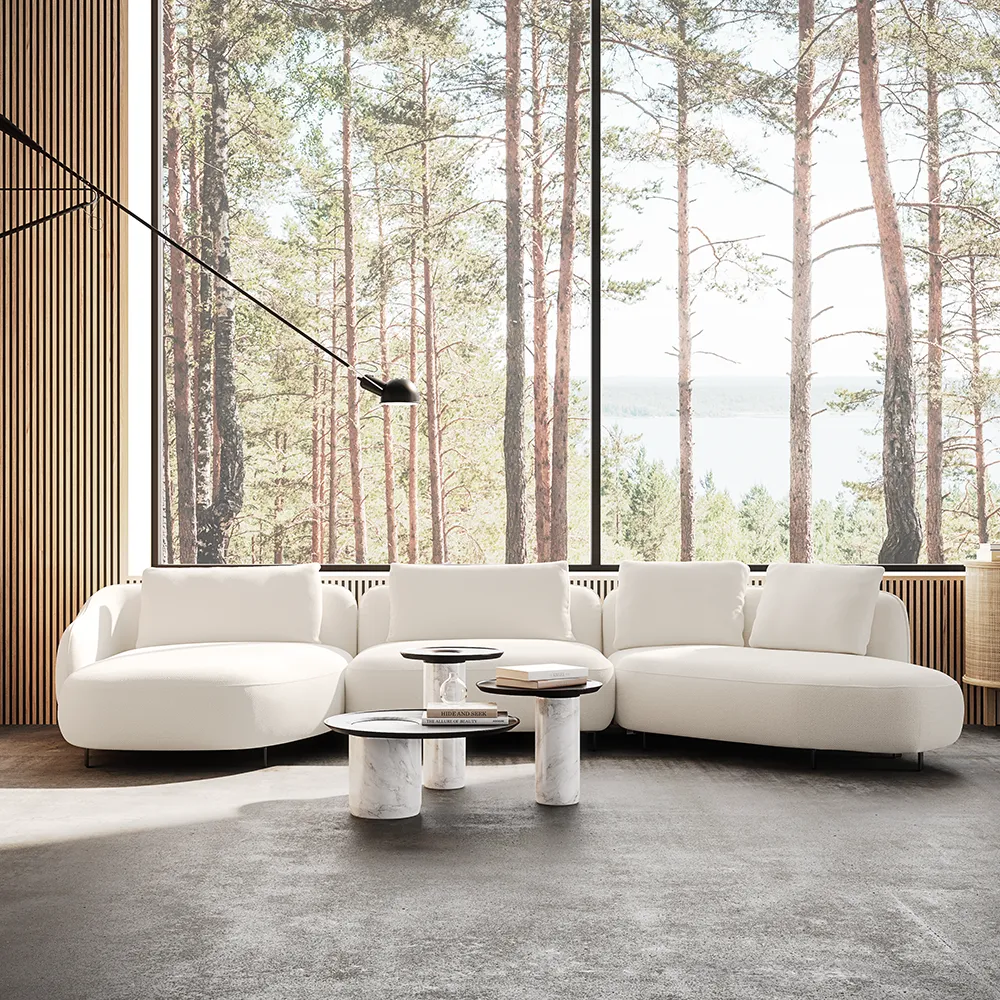 Orca Sofa with chaise longue Cat A