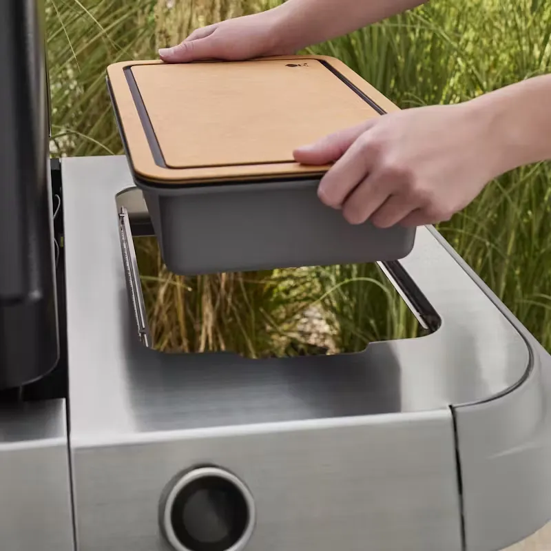 Weber Works Cutting Board & Collection Box