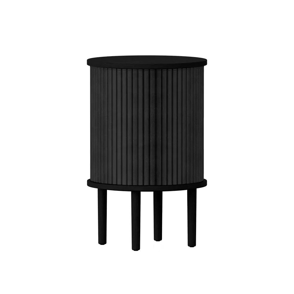 Audacious Side Table Black Oak/Charcoal