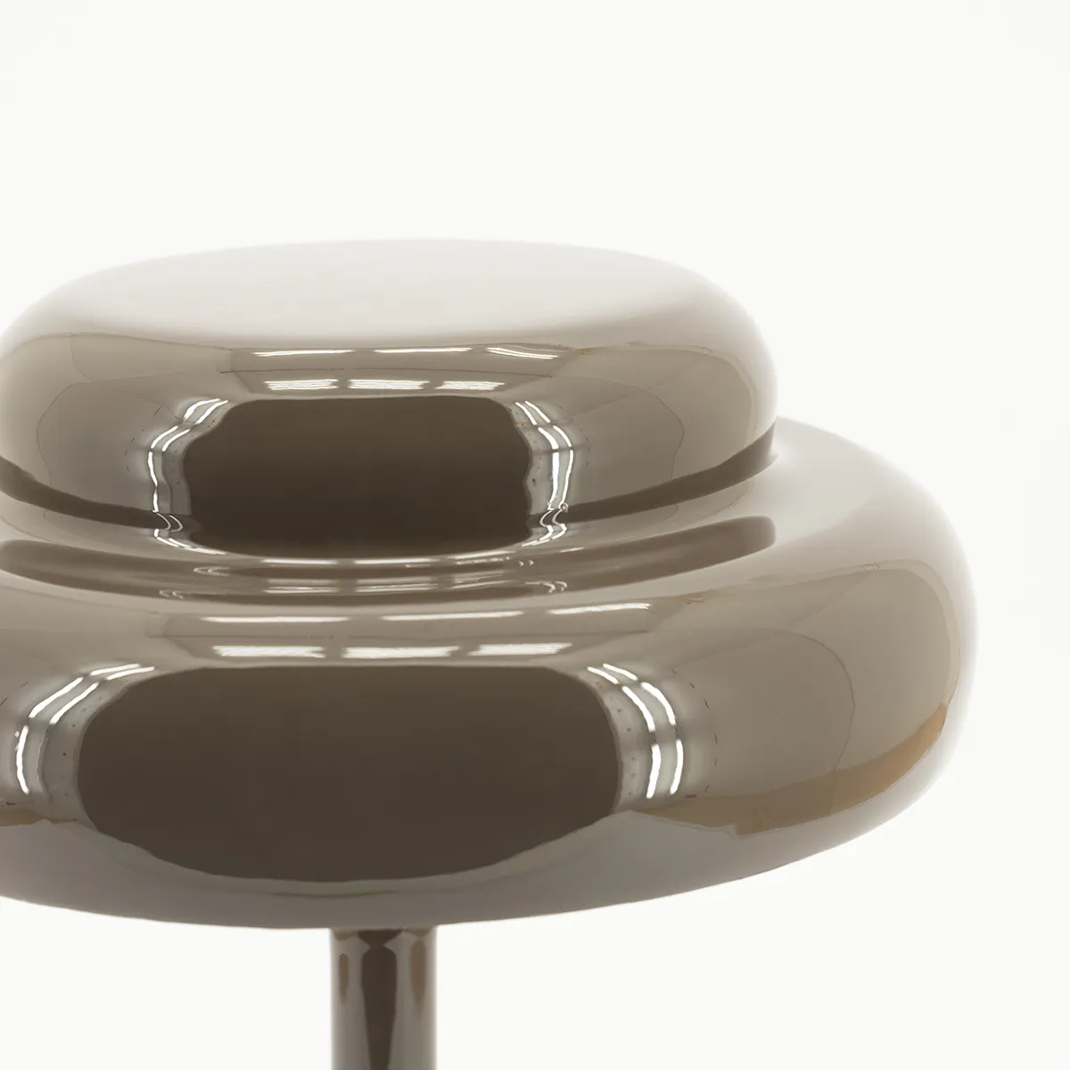 Dimmable Table Lamp Pomm Dark Brown H 47.5 cm