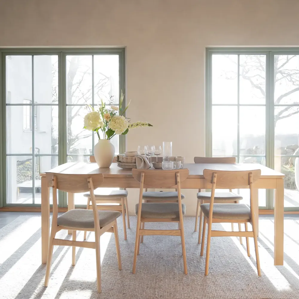 Rodham chair white pigmented oak/gray-beige