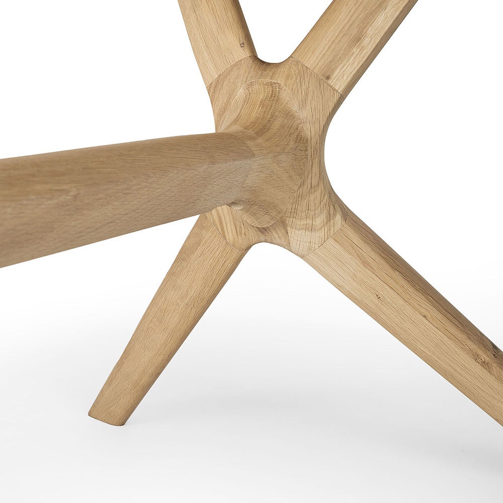 X Dining table Oak 250x100x76 cm