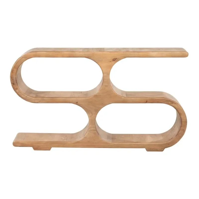Esu console table 140x31x81 cm wood natural