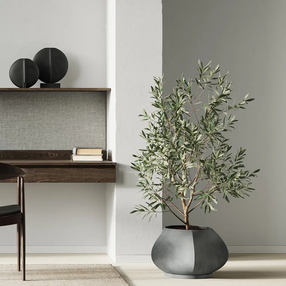 Arket pot Medio - Dark Grey