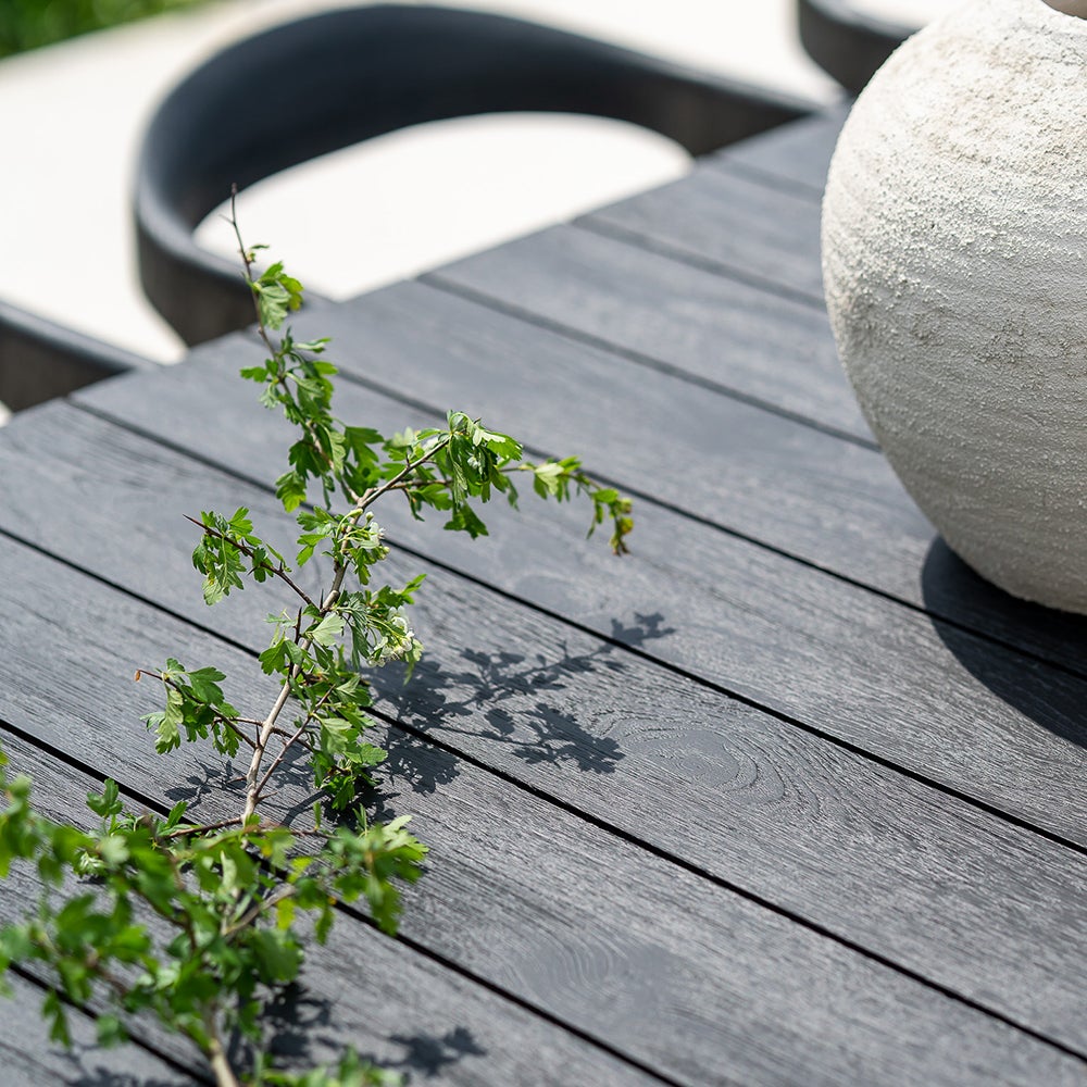 Bok Dining Table 162x80 cm Black