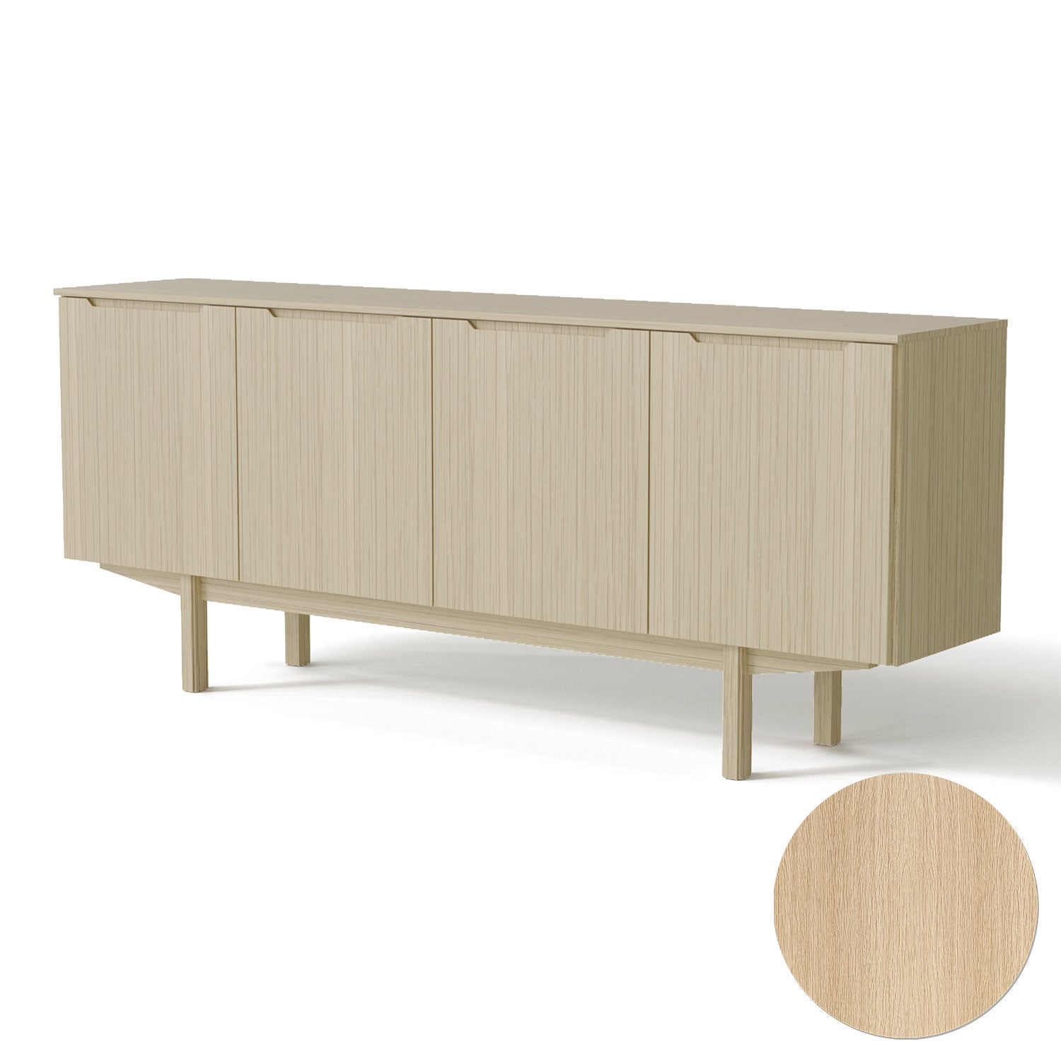 Sm306 Sideboard Oak Lacquer 194 cm