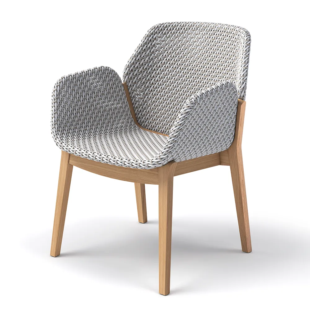 CALADIO armchair DF3 teak 0205 kapok 0239