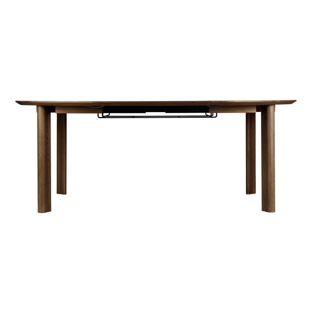 Comfort Circle Dining table with extension Dark Oak