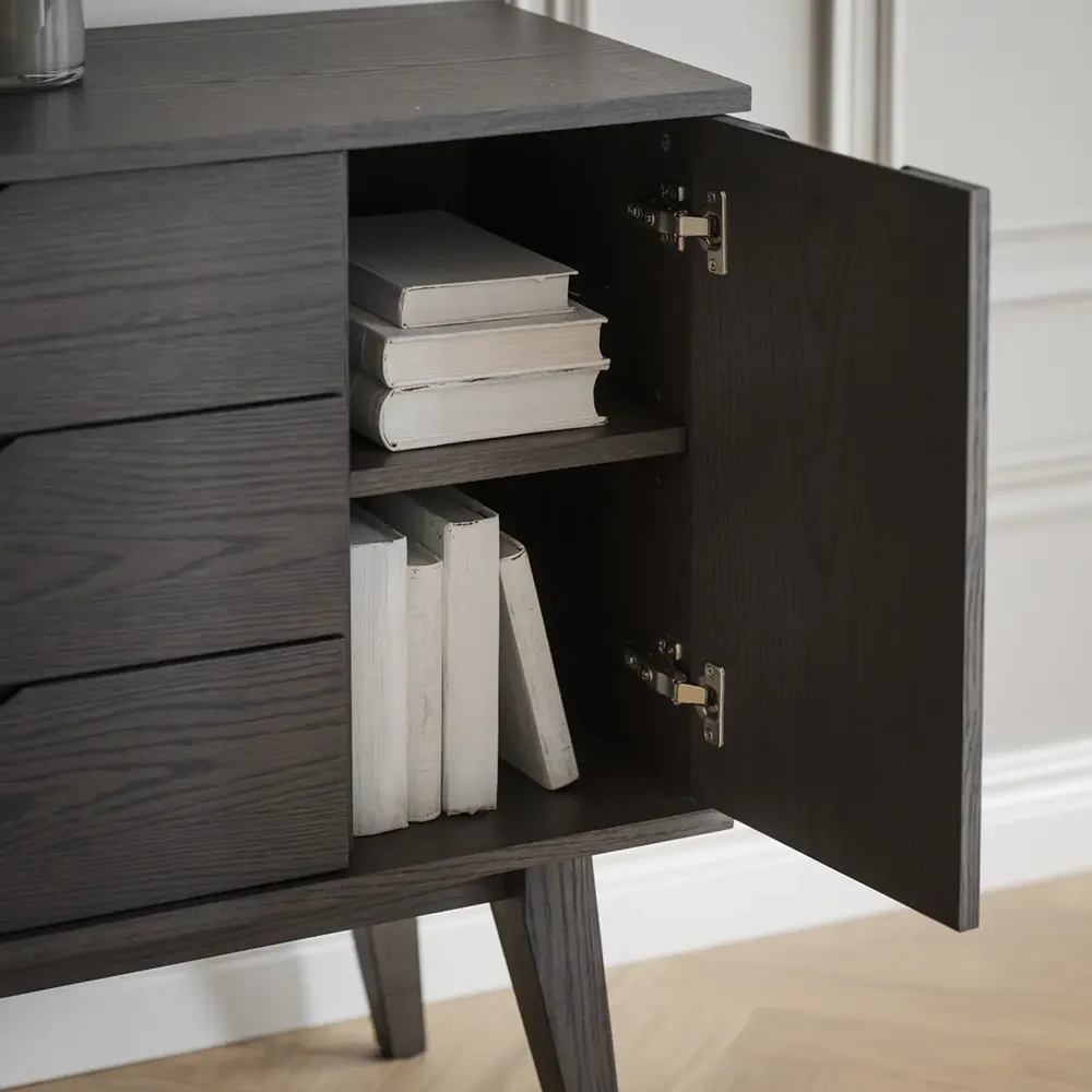 Filippa sideboard 122x40 cm dark brown oak