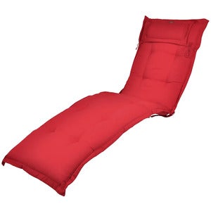Red structure Sunbed cushion Canyon (Thick)
