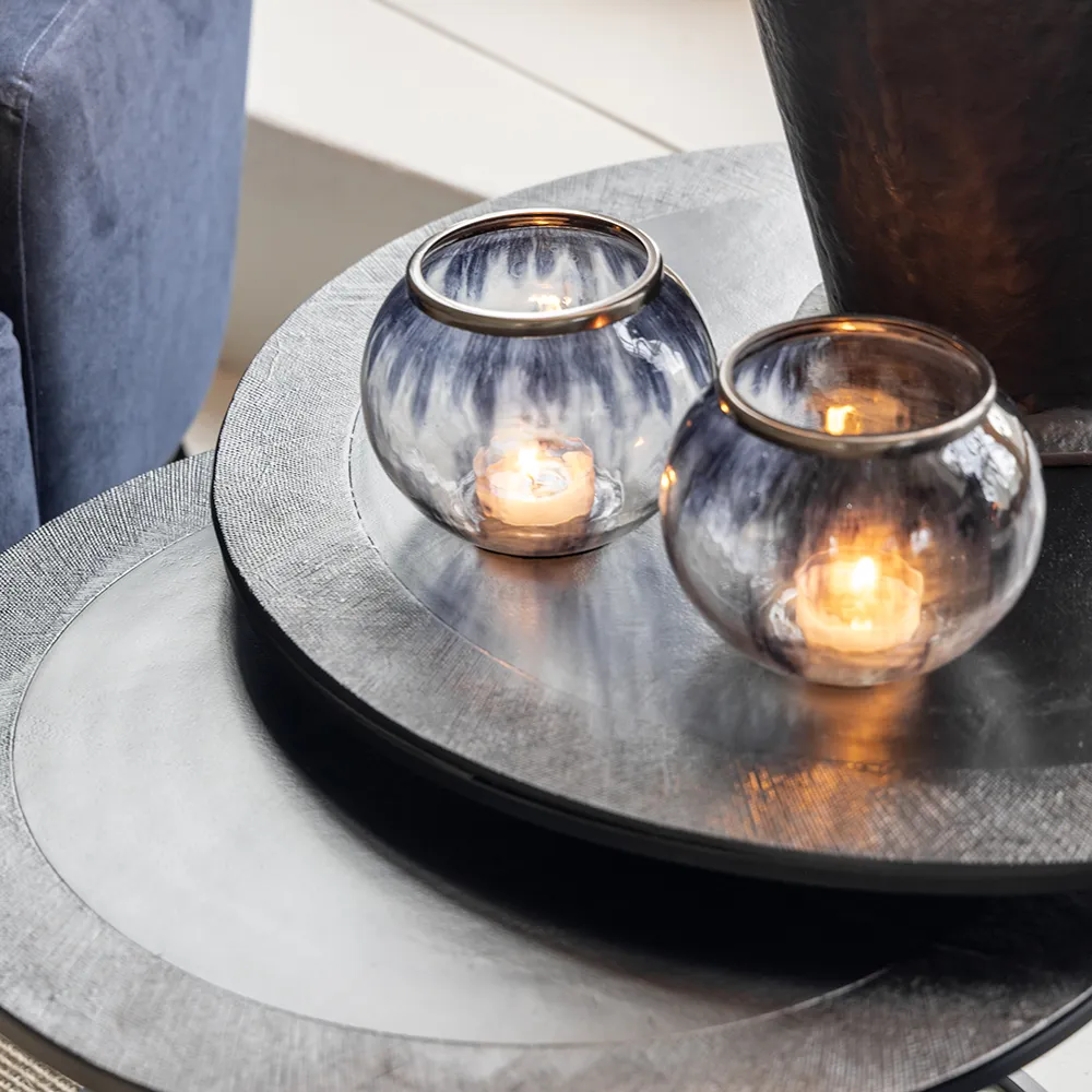 BELMONT Round glass lantern