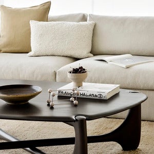 Cushion Cover Wave 60x40 cm Off-white