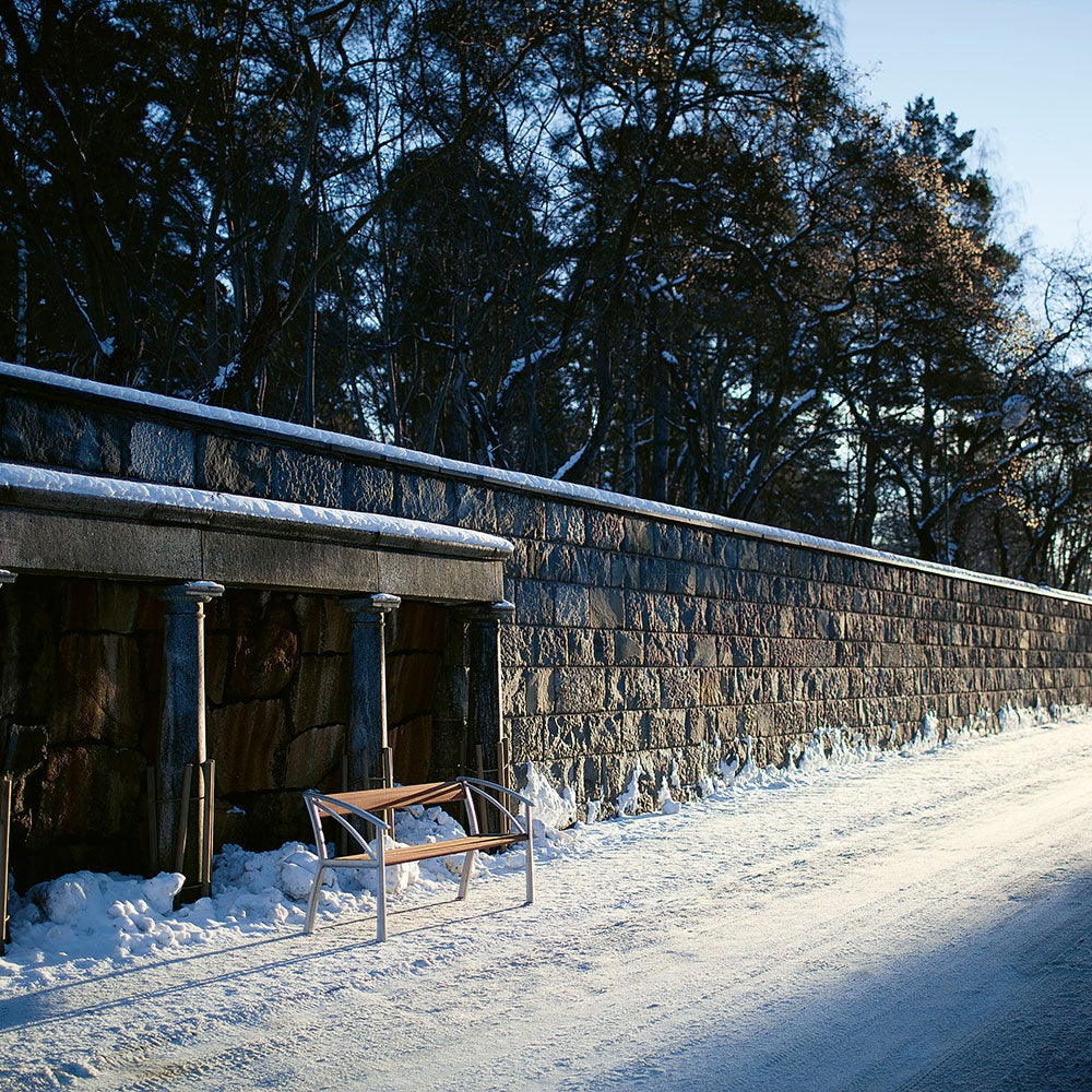 Vasa sofa black oiled oak Byarums Bruk