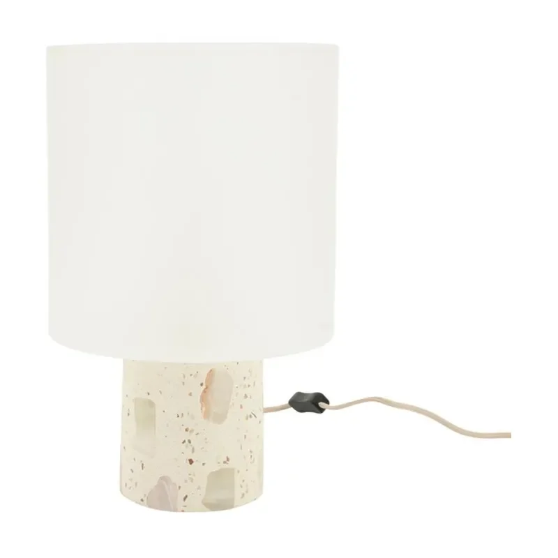 Usva small 25x25x39 cm Alabaster & Glass White