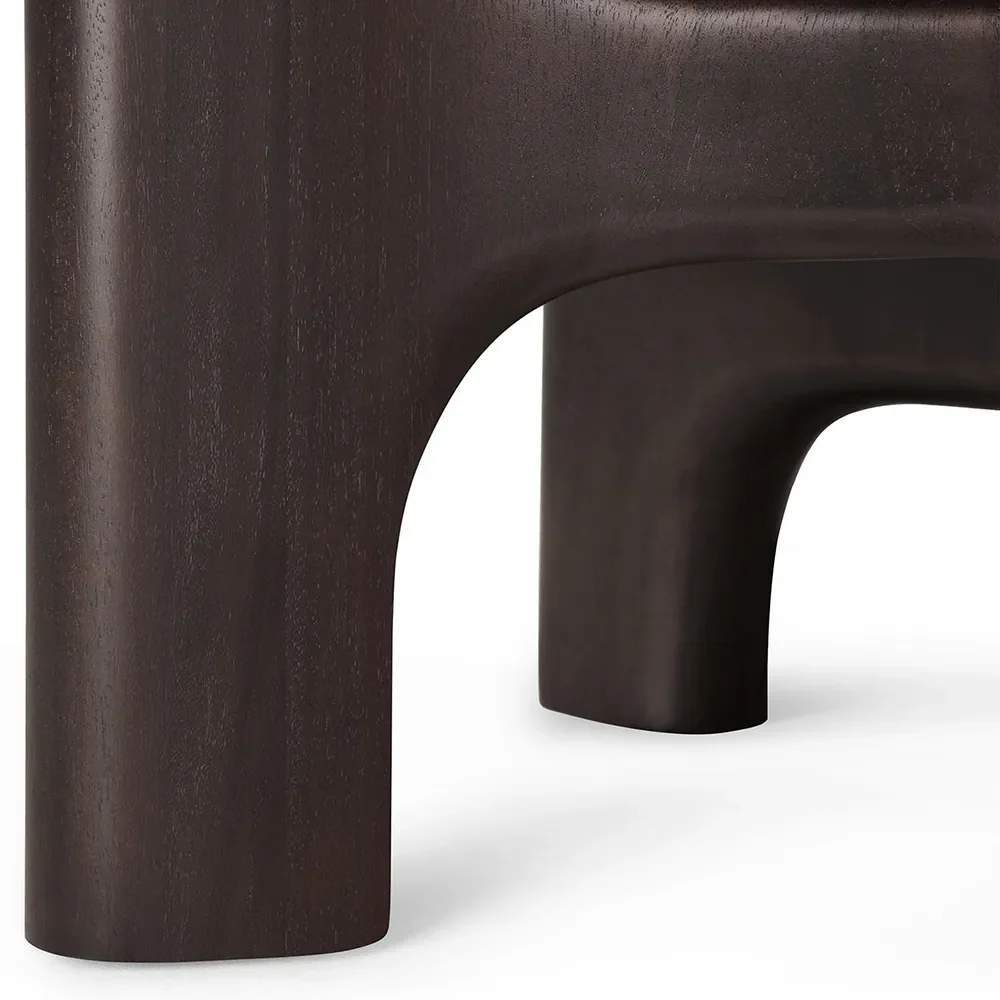 Coffee Table in Mahogany Flow Rose Brown