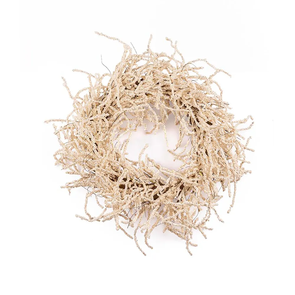 Berry wreath Ø60 cm white