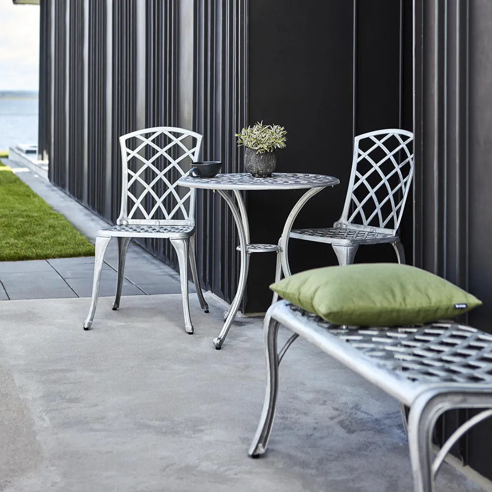 Arras coffee table 70 cm Aluminium