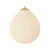 Around the World Lampshade Ø35 cm White/Brushed Bras