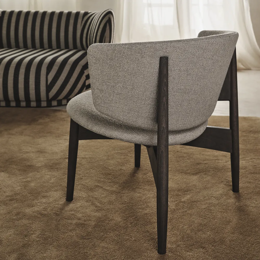 Herman Lounge Chair Boucle - Beech/Sand