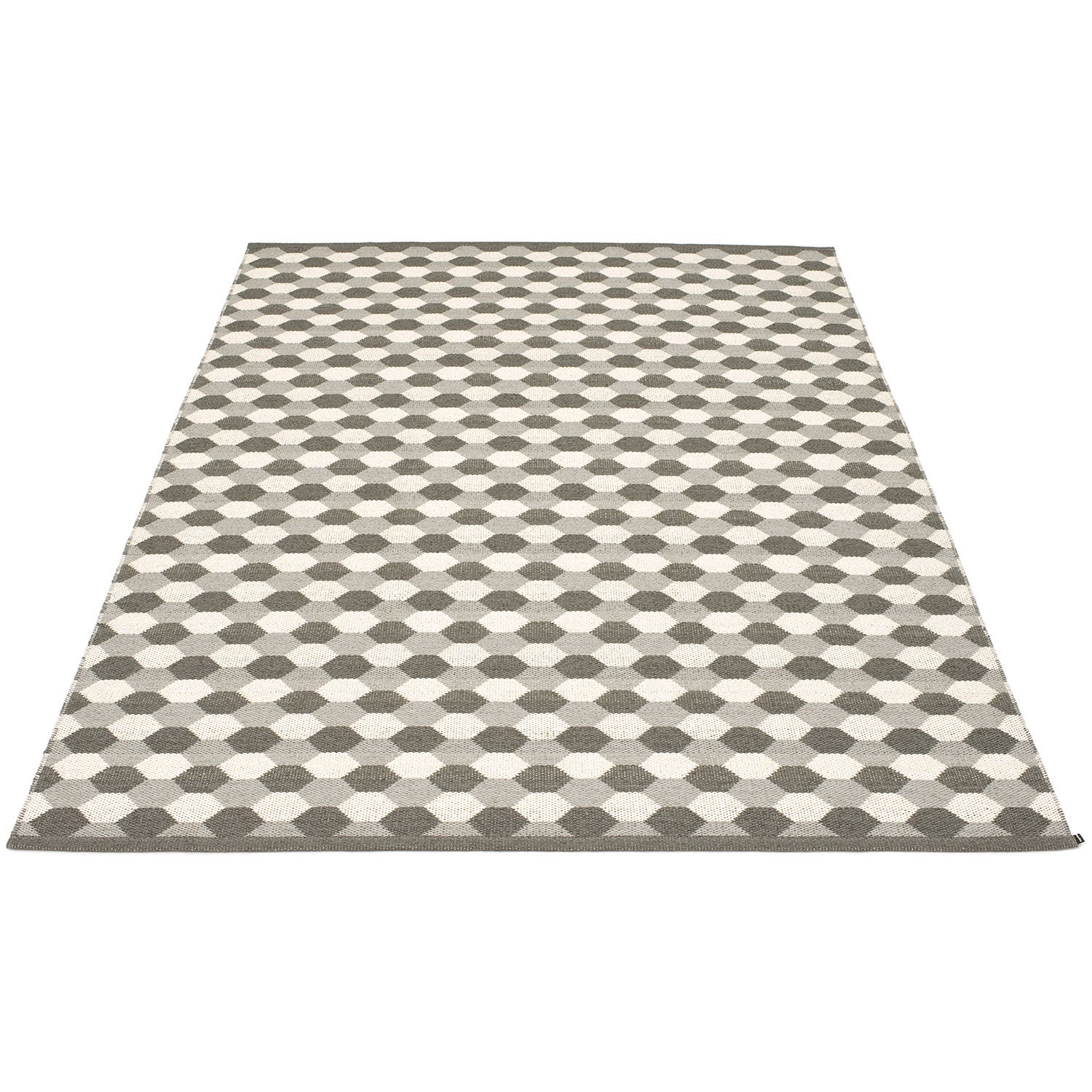 Dana Carpet 180x275 cm warm grey / charcoal / vanilla
