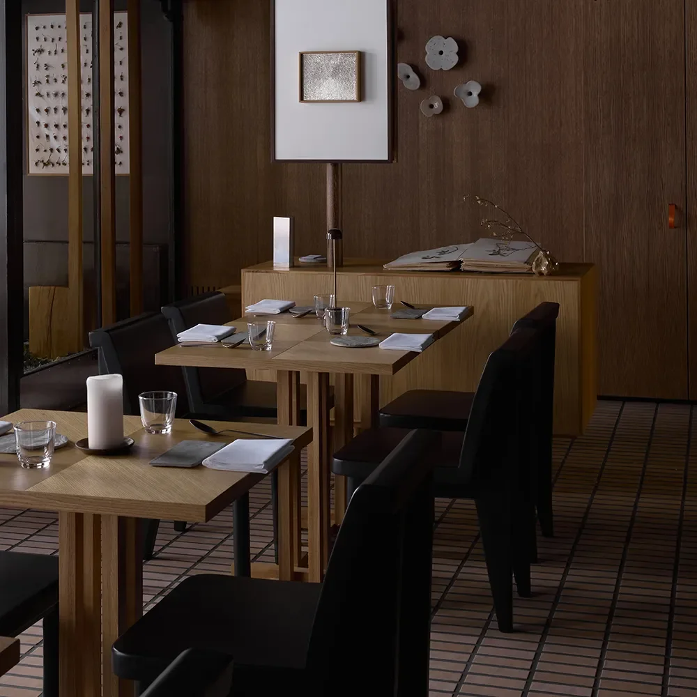 Brutus Slim Dining Chair - Coffee