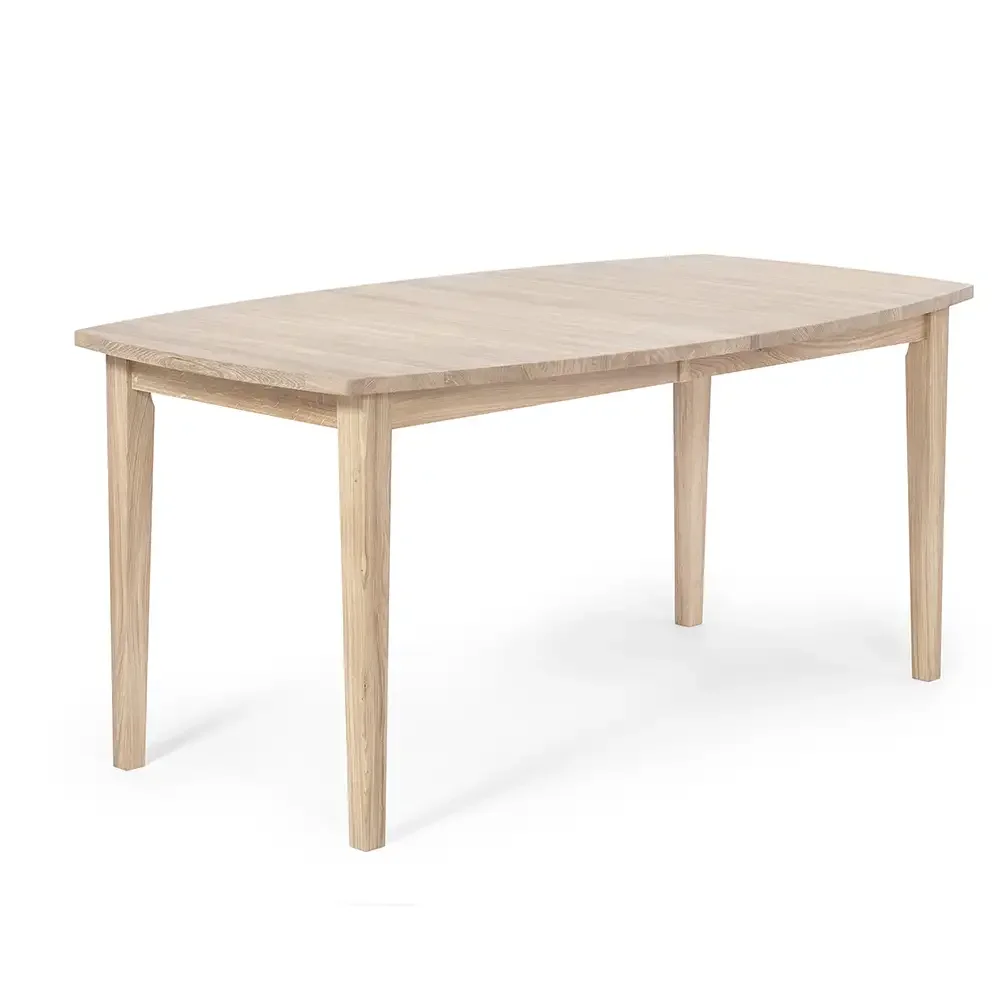 Allegro Dining Table 100x186-286 cm white oiled veneered oak