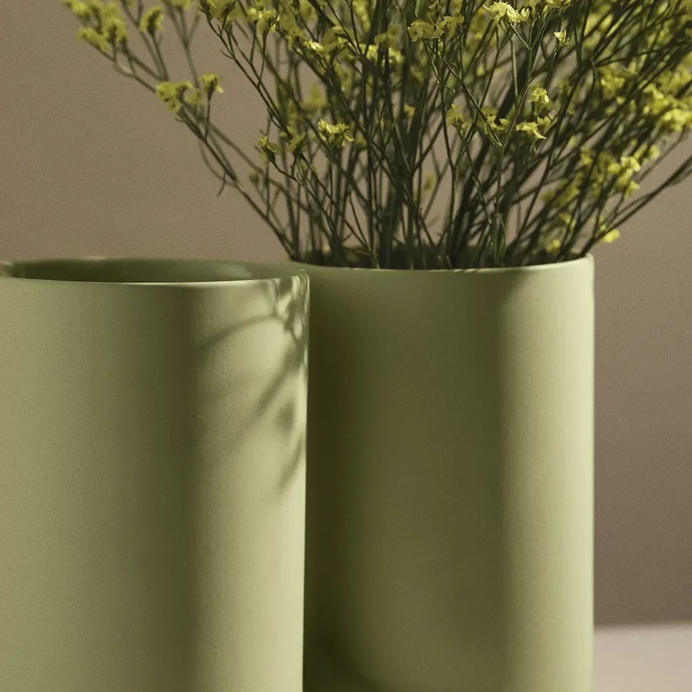  Kink Vase H: 26 cm - light green