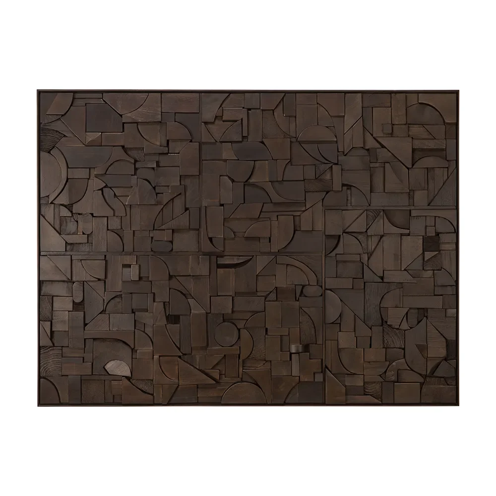  Bricks Wall art 120x90 cm Brown