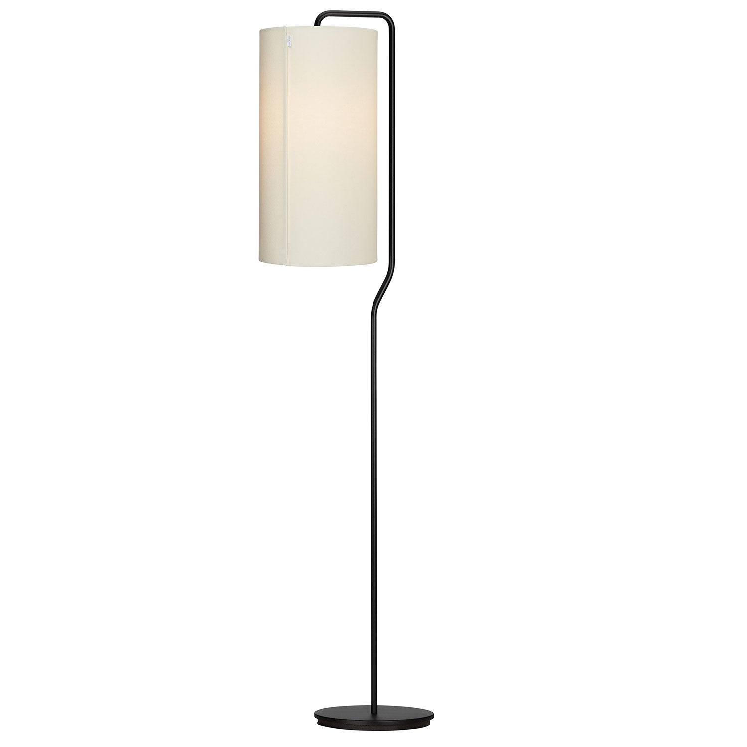 Pensile Floor Lamp Black Structure Excluding Textile Shade