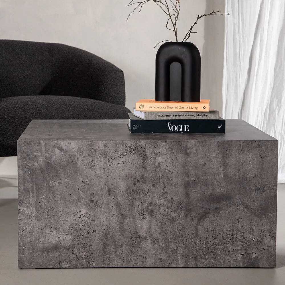 York Coffee Table 60x80 cm Grey