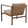 Motty armchair Zin Red / Teddy Beige