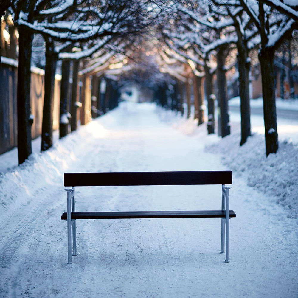 Vilamoura sofa / g:natural / w:black las. mah. Byarum