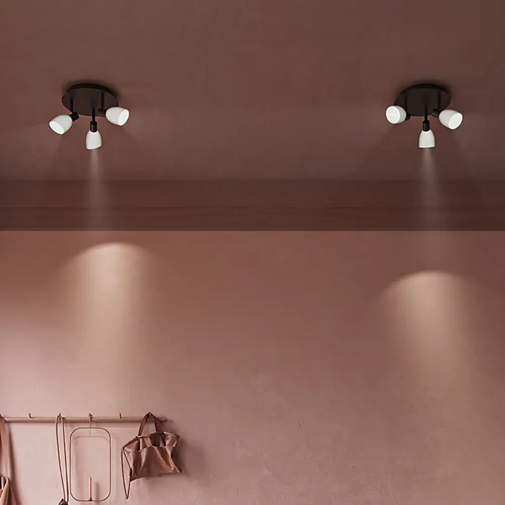 Cut spotlight 3 black G9