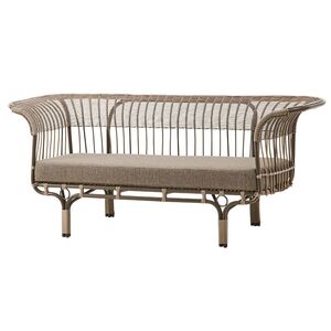 Belladonna Sofa outdoor rattan Moccachino