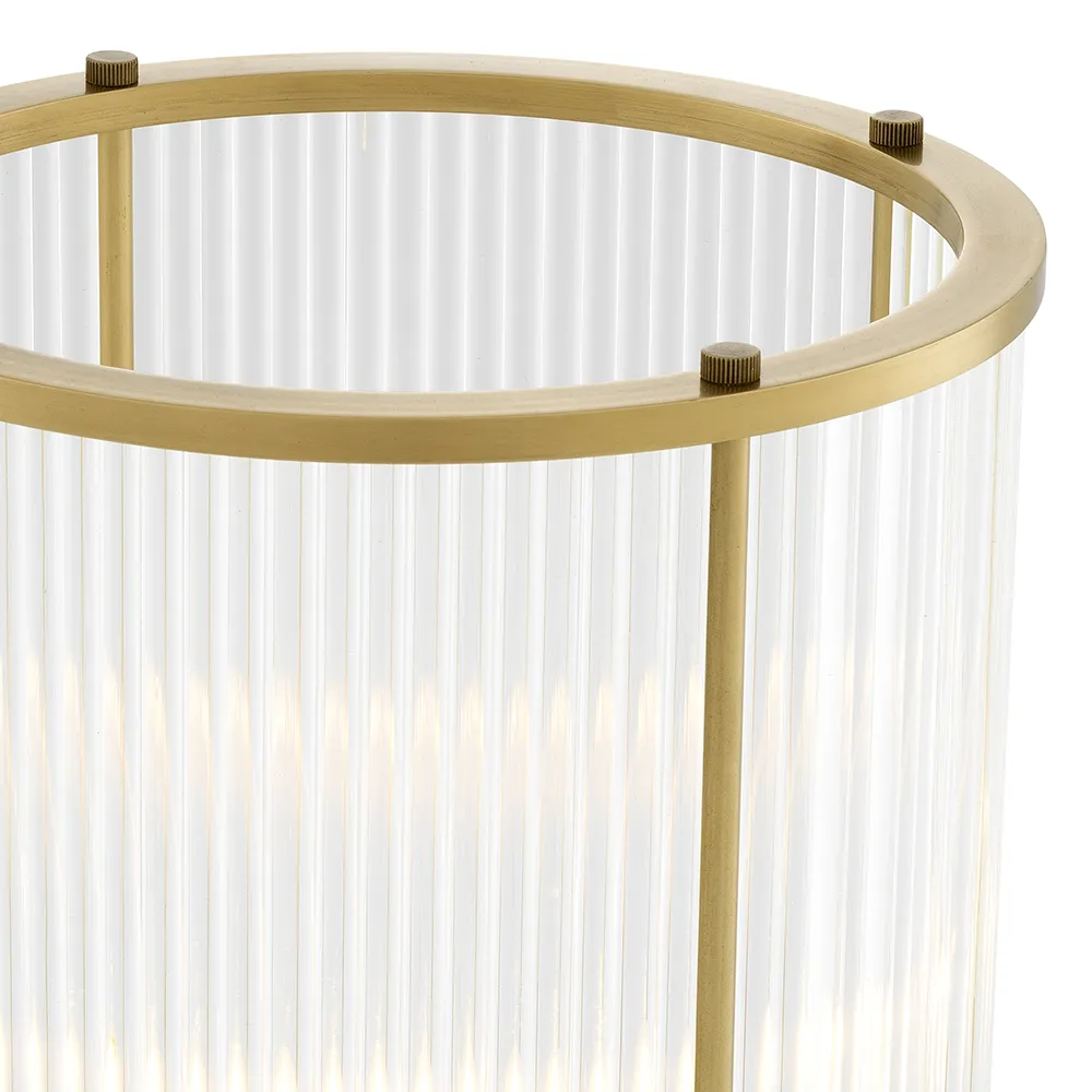 Hurricane Mayson L Antique Brass