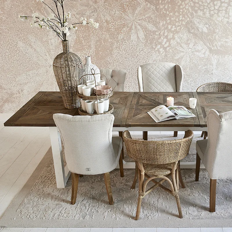 Château Chassigny dining table 100x230-300 cm